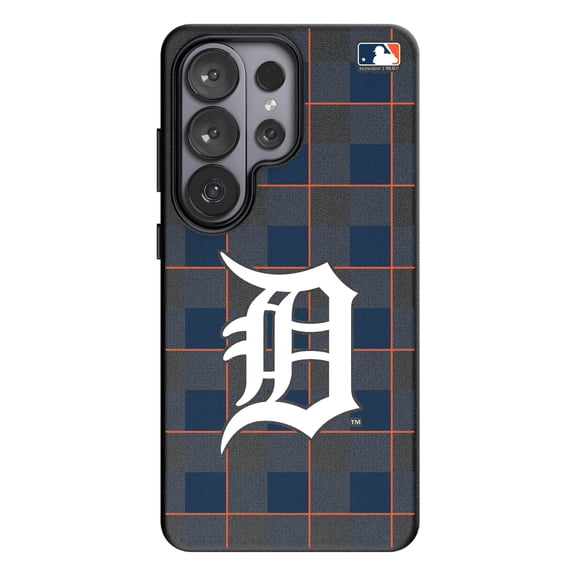 Keyscaper Detroit Tigers Plaid Galaxy Magnetic Bump Case