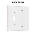 Christmas 2 Gang Blank/Toggle Light Switch Cover Decorative,Mandala and