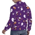 thumbnail image 3 of Hoodies for Men - funny scull owls bat spiderweb Long Sleeve Comfrt Men'S Fashion Hoodies & Sweatshirts, Sweatshirts for Men Hoodies Pullover Clothing Clothes with Pouch, 3 of 7