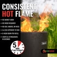 thumbnail image 2 of El Campo Portable Wax-Burning Fire Pit – Clean-Burning, No-Wood Fuel with 8-Hour Wax Refill – Compact and Durable – Matte Black, 2 of 9