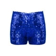thumbnail image 2 of IEFIEL Girls Allover Sparkling Sequins Dance Shorts Youth Juniors Talent Show Stage Performance Dancewear, 2 of 6
