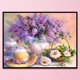 thumbnail image 5 of 11CT punto de cruz completo lavanda estampado DIY Kits de bordado conjunto de algodón hecho a mano, 5 of 9