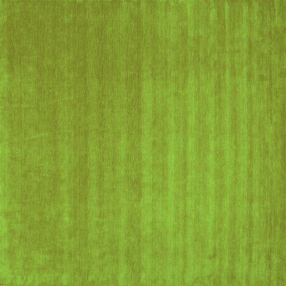 Ahgly Company Indoor Square Abstract Green Contemporary Area Rugs, 3' Square