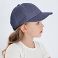 thumbnail image 6 of Ulanda Toddler Boys Baby Girls Baseball Hats Kids Boy Caps Toddler Sun Hats for Summer Adjustable Size for 6M-6Y (Navy, 1 Years), 6 of 9