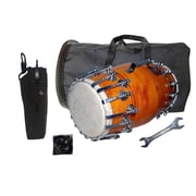 Wooden Dholak Dholki Bolt Tuned Dholak Use For Satsang Good Quality Good Sound