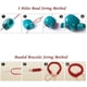 thumbnail image 5 of 100 yardas de cordón encerado de algodón, hilo de algodón encerado de 1 mm, cordón para abalorios, ideal para hacer pulseras, joyas, macramé, manualidades y proyectos de bricolaje en cuero - Lila, 5 of 6