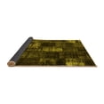 thumbnail image 2 of Ahgly Company Indoor Round Patchwork Yellow Transitional Area Rugs, 8' Round, 2 of 4
