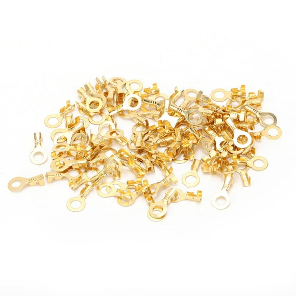 Lug Ring Terminal, Brass Ring Cold Pressed Terminal Cold Pressed Cable Bare Brass For Industy For Cable