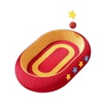 thumbnail image 1 of Tabla rascadora para gatos, almohadilla rascadora de felpa de peluche, muebles para gatos, parque de juegos interior para gatos Oval, 1 of 9