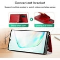 thumbnail image 5 of for Galaxy Note 20 Ultra Wallet Case with Crossbody Neck Strap Lanyard Purse Handbag Shoulder Strap Cover with PU Leather Credit ID Card Holder Kickstand Stand Case for Galaxy Note 20 Ultra Red, 5 of 15