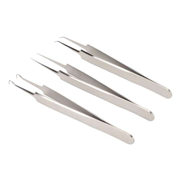 Herramienta Removedora De Comedones, Pinzas Profesionales Para Puntos Negros, De Acero Inoxidable, Portátil, Puntiaguda, Ergonómica Para Viajes, Para Hombres Y Mujeres, Para