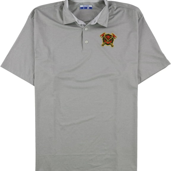 STARTER Mens Arizona Hotshots Logo Polo Shirt, Grey, X-Large