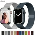 thumbnail image 7 of YuiYuKa Adjustable Magnetic strap Compatible with Apple Watch bands 45mm 41mm 44mm 40mm 49mm iWatch Strap 42mm 38mm,Milanese Loop Mesh Band for Apple watch Series 7 6 5 4 3 2 1 SE 8 9 Ultra, 7 of 7