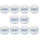thumbnail image 1 of Paquete de 10 ventosas transparentes antideslizantes de doble cara, almohadillas antideslizantes de vidrio para mesa de café, patas de fijación de escritorio transparentes para protección de muebles de ventanas del hogar (tamaño: 30 mm) Kuyhfg Bienvenido a Kuyhfg, 1 of 5