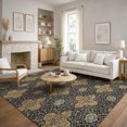 thumbnail image 6 of Addison Rugs Mayfield Premium Machine Washable Transitional Floral Black Rectangle Rug, 9' x 12', 6 of 6