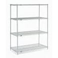 thumbnail image 4 of Nexel Stainless Steel Wire Shelving, 48"W x 24"D x 86"H, 4 of 4