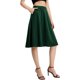 thumbnail image 1 of Falda midi plisada de cintura alta para mujer con bolsillos Verde oscuro CH Verde oscuro CH Xishao ropa, 1 of 2