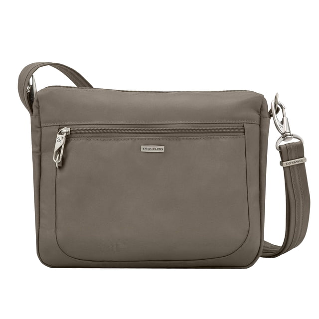 Bandolera Travelon Anti-Theft Classic Small E/W Nutmeg