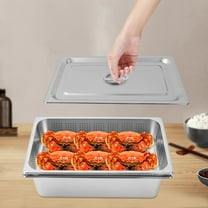 Full Size Food Pan   Perforated Steam Pan   Cover Steam Table Catering Buffet