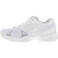 thumbnail image 4 of Women`s Rush Open 2.0 Tennis Shoes White and Ice Gray, 4 of 6