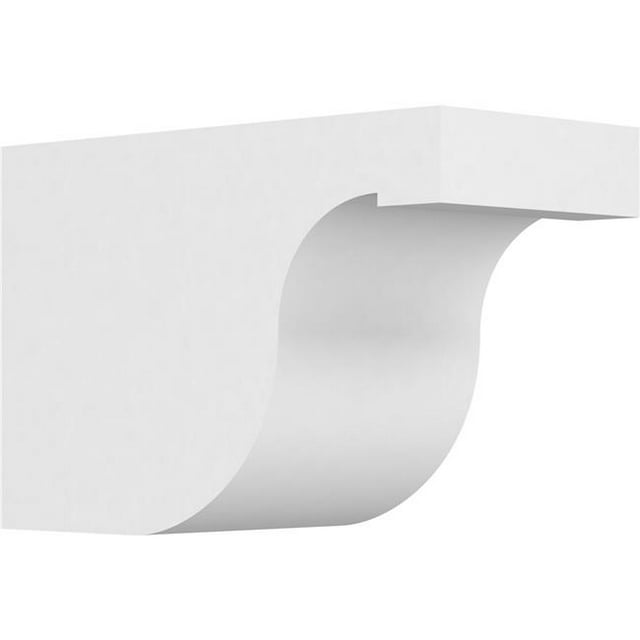 Ekena Millwork RFTP06X08X12DEL 8 x 6 x 12 Po Standard Del Monte Architecture Grade Queue de Chevron PVC