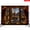 3×5FT, variant on CasaVelle Christmas Backdrop, Snowy Winter Village Window Scene with Lights and Lanterns, Polyester Fabric Holiday Decor, 4 x 6 FT