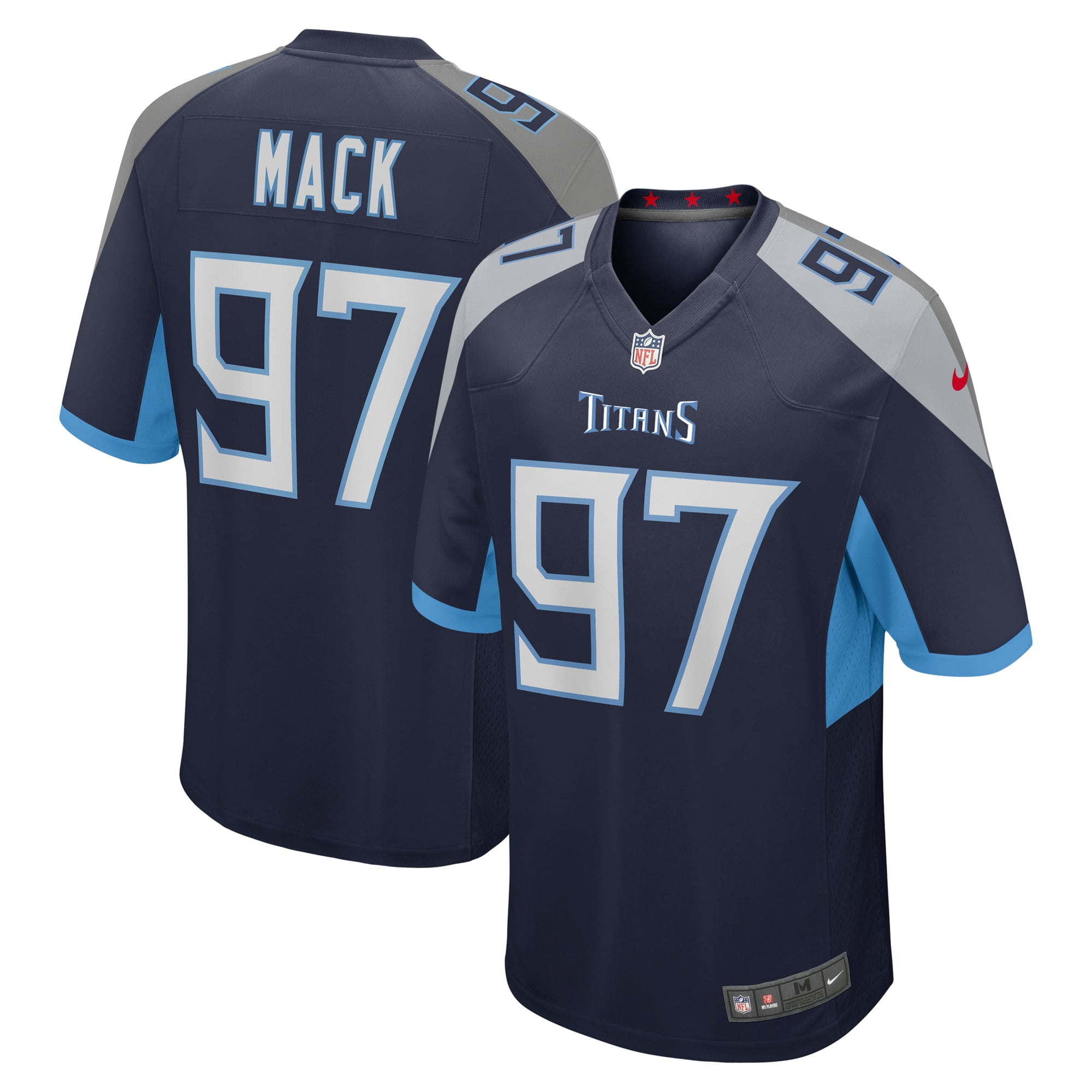 高評価の贈り物 Isaiah ジャージー メンズ Mack Navy Jersey Game Nike Titans Tennessee ウェア Revuemusicaleoicrm Org