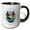 Black/White, variant on 3drose, Bonnet Shores Beach, Rhode Island Summer Travel Gift for Family, 11oz Magic Transforming Mug