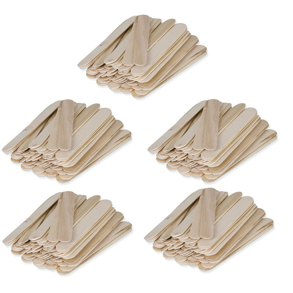 Large Wood 5 7/8 x 11/16 Wax Applicator Stick 250ct WWW150A (5 Pack of