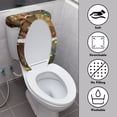 thumbnail image 4 of HELLHERO Christmas Toilet Lid Covers Stretch Fit for Indoor Home Easy to Clean Toilet Seat Lid Cover, 4 of 8