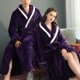 thumbnail image 5 of Pareja Batas Otoño E Invierno Engrosamiento Y Alargamiento Franela Calidez Beibei Terciopelo Pareja Pijamas Albornoz Odeerbi ODB120978, 5 of 9