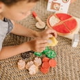 thumbnail image 4 of Melissa & Doug Wooden and Felt Pizza Play Set, 41 Pieces, Toddler Toys, 4 of 9