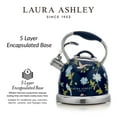 thumbnail image 6 of Laura Ashley Induction Stovetop Kettle, Stainless Steel Navy, 8.46 x 8.46 x 10.23 inches, 6 of 8