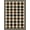 Black Cream Tan, Pattern 4, variant on ODIKA 8'x10' Washable Area Rug Rag Checkered Layered Farmhouse Gingham Border Doormat Plaid for Living Room, Under Sectional, Family , Durable, Non-Slip