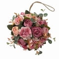 thumbnail image 3 of Home Decor Hanging Simulation Flowers Ball 20cm Diameter Wedding Accent, 3 of 5