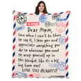 thumbnail image 1 of Manta acogedora de franela con letra de mamá de Blanket Joiedomi, 152 x 203 cm, 1 of 7