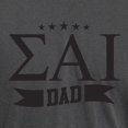 thumbnail image 3 of CafePress - Sigma Alpha Iota Dad Greek Letters T Shirt - Mens Comfort Colors Shirt, 3 of 5