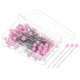 thumbnail image 1 of Uxcell Alfileres de Coser, Alfiler Recto de 1.5 Pulgadas con Cabeza de Perla Plástica, Rosa Claro, Paquete de 100, 1 of 6