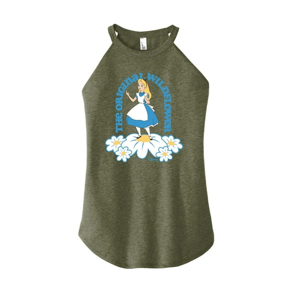 Disney - Alice In Wonderland - The Original Wildflower - Juniors High Neck Tank Top