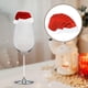 thumbnail image 5 of 10x Taza Nombre Decorativa Nacarado Mesa Ajuste Vidrio Topper Lugar Gorro navideño Yuyangstore Nombre de tarjeta, 5 of 8
