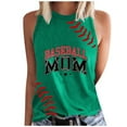 thumbnail image 2 of Titcea Baseball Mom Shirt(S-2XL), Crew Neck Sleeveless Cute Letter Printed Tank Tops, Loose Comfortable Summer Casual Tops, Gift for Mom, 2 of 3