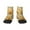 2 Black-2, variant on 70s Groovy Hippie Pattern Quarter Crew Socks,Toe Seamed Ankle Socks,Cotton Cushioned Breathable Athletic Crew Sports Socks
