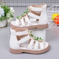 thumbnail image 6 of LNMQLPDBS Girl Sandals Girls Shoes Size 11 Adorable Girls High Top Breathable Sandals with Floral Embellishments and Convenient Back Zipper Perfect for Girls Princesses Shoes for Flower Girl, 6 of 10