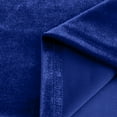 thumbnail image 4 of VEKDONE Womens Mini Dress Long Sleeve Mock Neck Velvet Dresses Casual Solid Color Business Holiday Party Dress Soft Comfy Short Dress Blue XL, 4 of 7