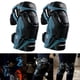 thumbnail image 2 of 2 rodilleras para motocicleta, protector resistente a los golpes para motocross 3D de alta resistencia Azul claro reflectante, 2 of 9