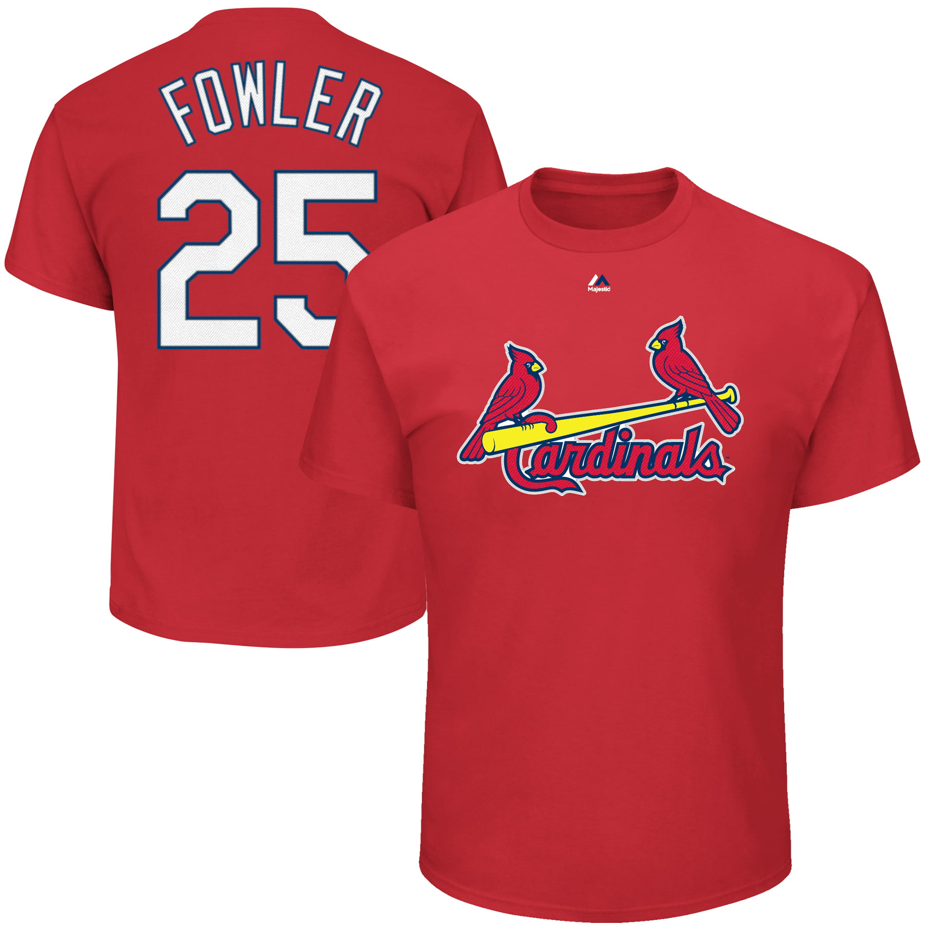 Dexter Fowler St. Louis Cardinals Majestic Name & Number T-Shirt - Red - www.bagssaleusa.com