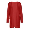 thumbnail image 5 of Meichang Sheer Cardigans for Women Summer Light Weight Long Sleeve Kimono Cardigan Open Front Chiffon Cover Ups Casual Resort Wear with Pockets, 5 of 7