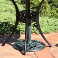 thumbnail image 4 of Sunnydaze Support de Base Rond pour Parasol de Patio/jardin en Fonte Décorative Robuste pour l'Extérieur - 17 Pouces - Vert, 4 of 6