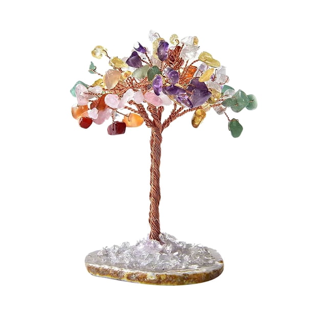 Precio sorpresa!Árbol de dinero de cristal de cuarzo natural Árbol de bonsái de piedras preciosas de cristal natural