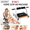 Genki Abs Machine Total Core Exercise Abdominal Trainer Ab Workout Fitness Equipment Sit Ups Crunches 9 In 1 (Guide Poster Included) For Home Gym